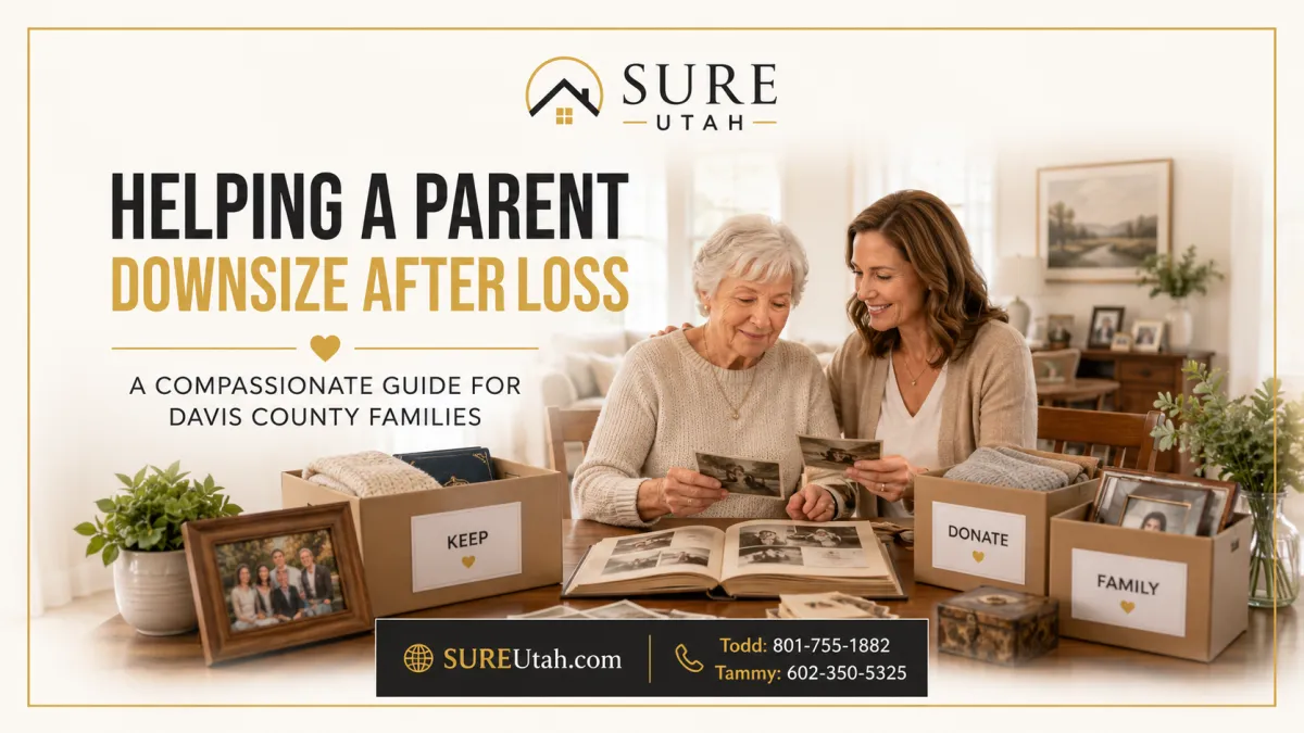 Helping a Parent Downsize After Loss in Davis County