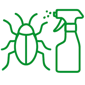 Pest treatment spray icon