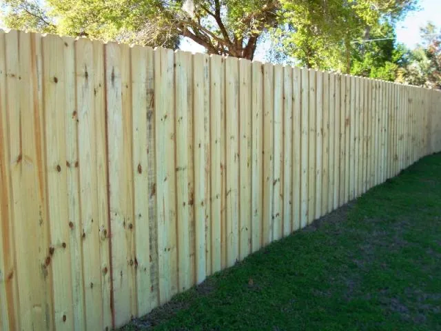 wood fence