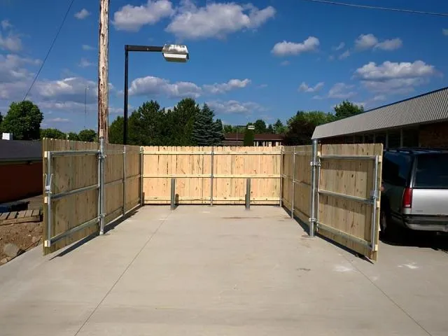wood fence