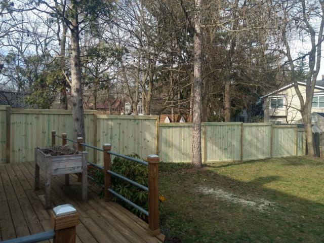 wood fence