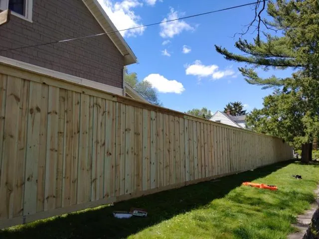 wood fence