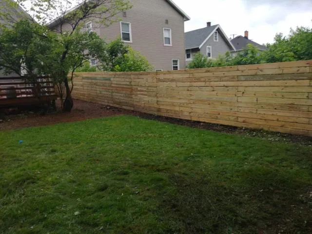 wood fence