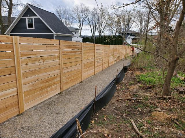 wood fence