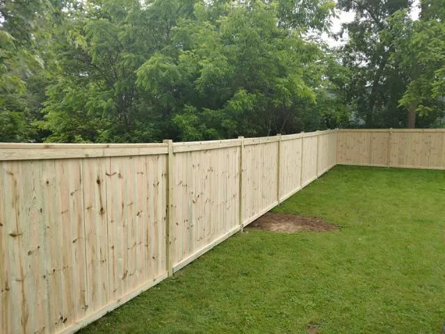 wood fence
