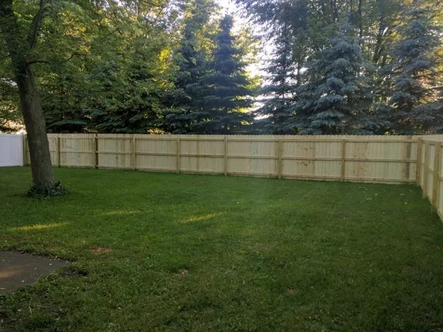 wood fence