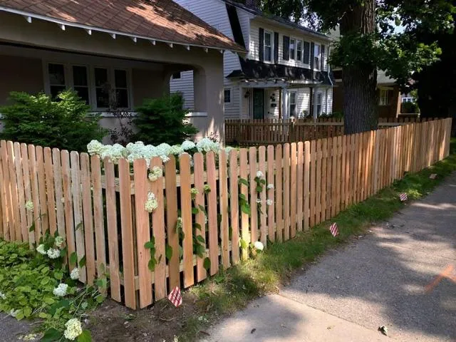 wood fence