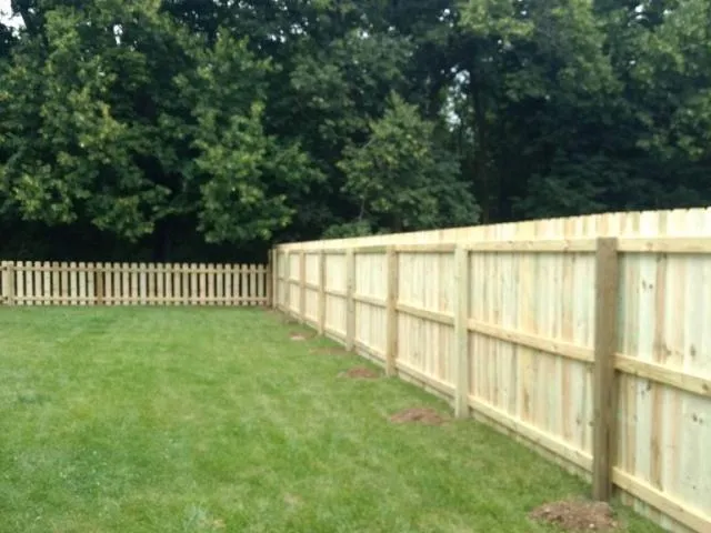 wood fence