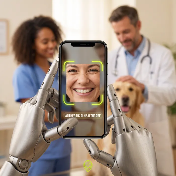 Professional AI-generated clinic and team imagery services for healthcare providers by Martmate Consulting