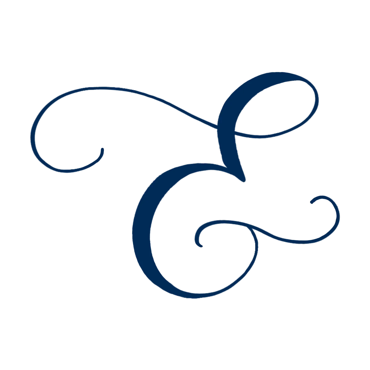 Calligraphy ampersand
