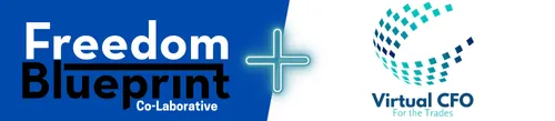 Freedom Blueprit + Virtual CFO Logo