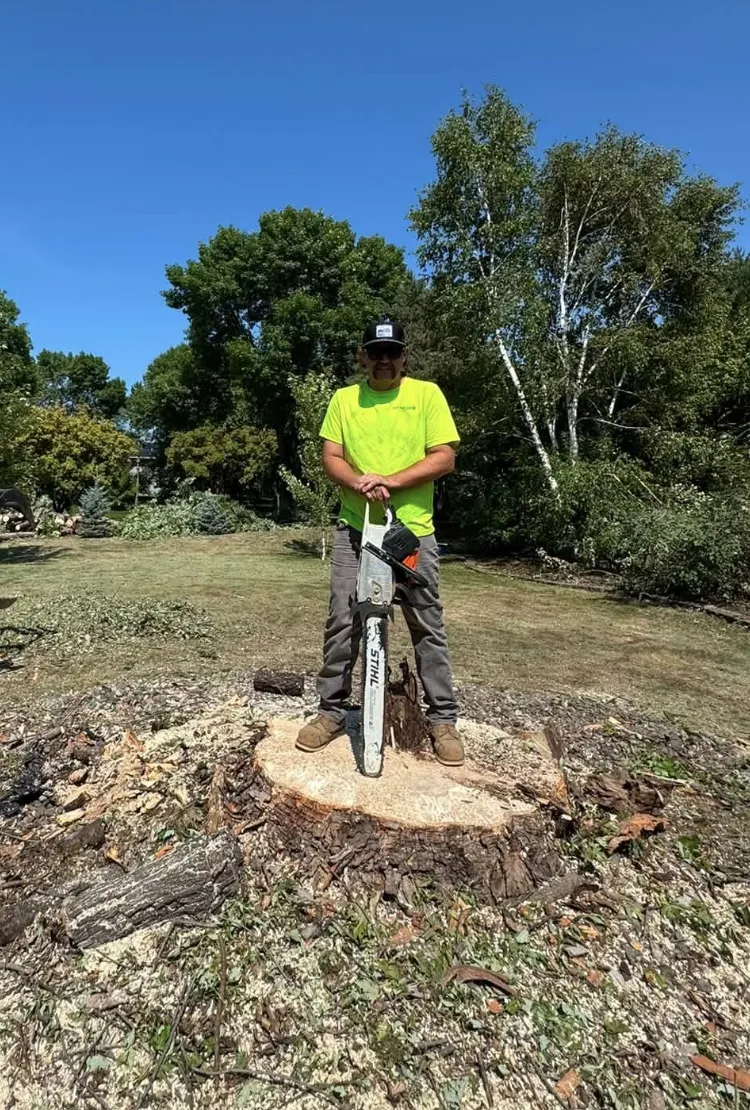 Blake Raffensparger, Owner of Top Tier Tree in Oak Grove mn and serving anoka county