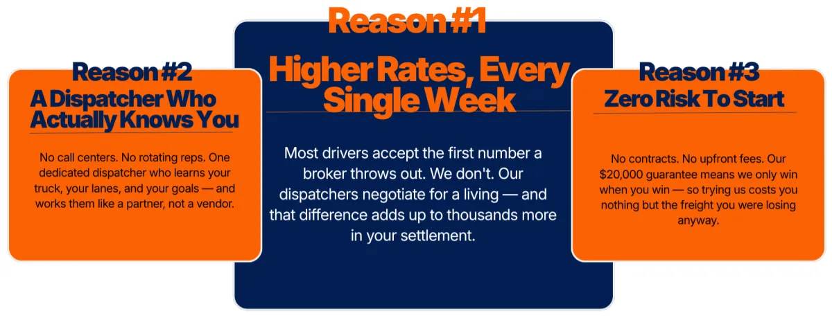 cpmdispatcersinc.com, WHY DRIVERS SWITCH (3 REASONS)