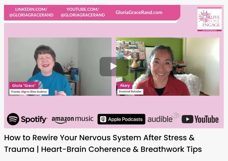 How to wire your nervous system after stress with Akary Busto Pocast