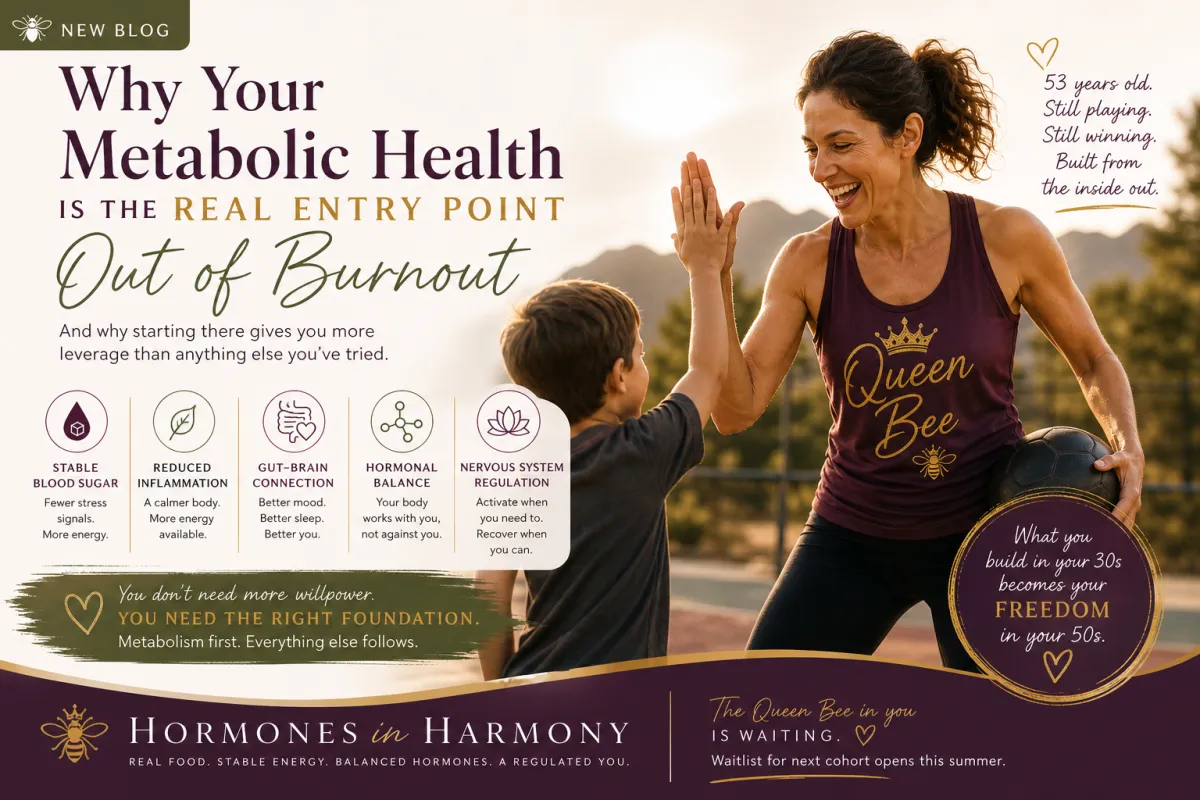 Why Your Metabolic Health Is the Real Entry Point Out of Burnout