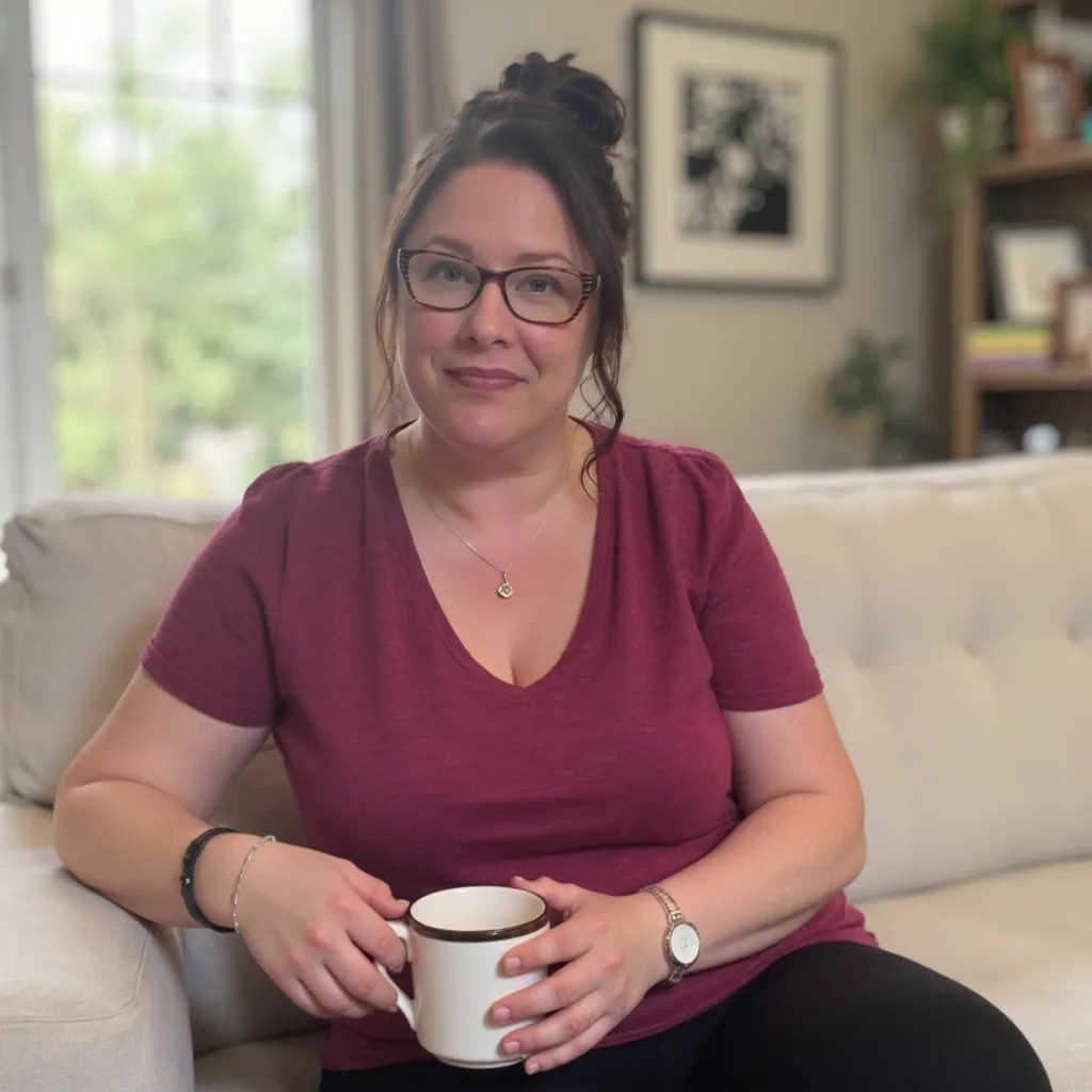 A picture of Amanda Hyde-Pierce, smiling and looking straight into the camera