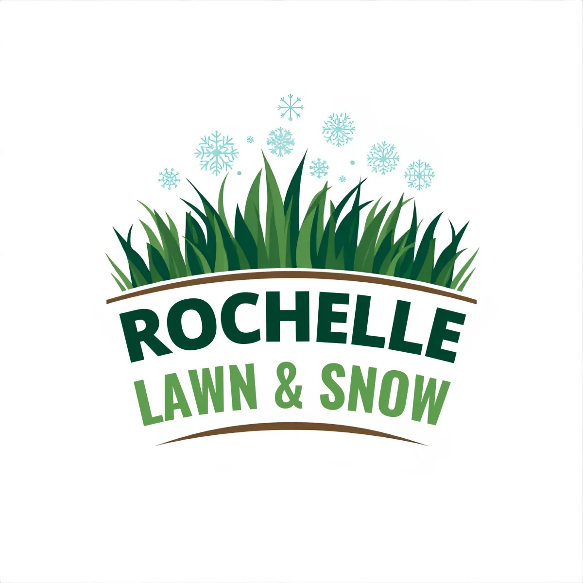 Rochelle Lawn & Snow Logo