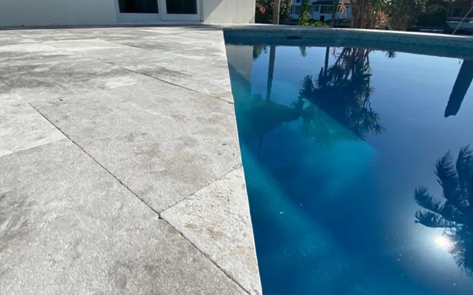 Boca Raton Concrete builds and installs pool deck.