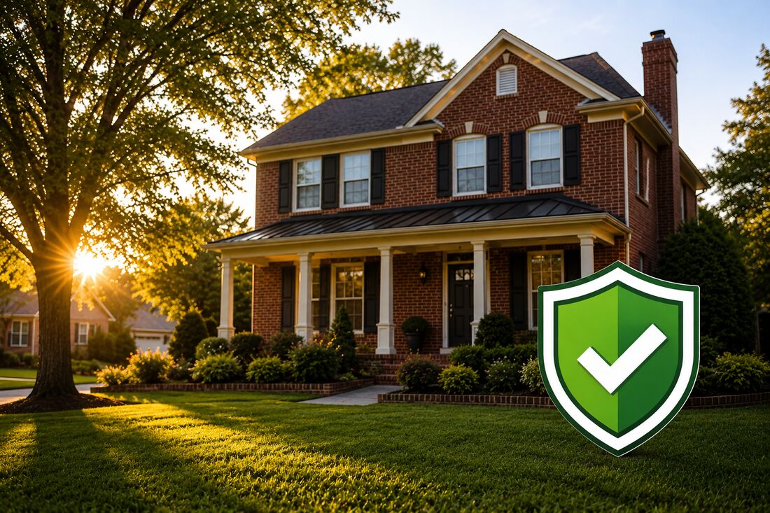 St. Louis brick home protected by Zero Pest Home Shield year-round