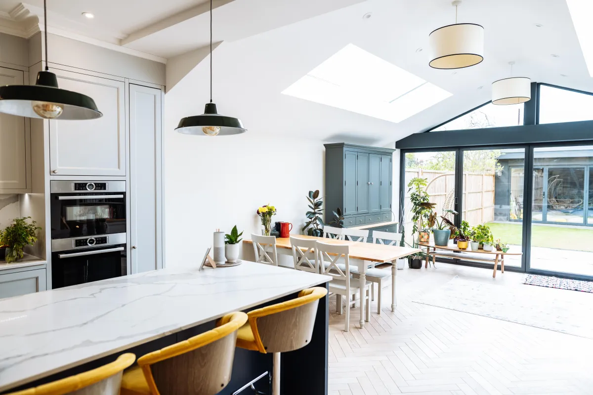 Stunning Kitchen diner extension in Derby
