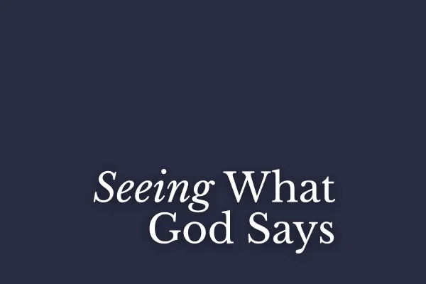 Seeing What God Says