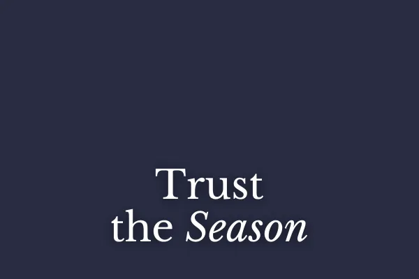 Trust the Season