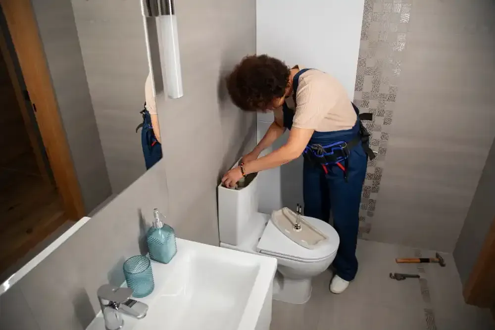 toilet repair in Clinton Township, MI