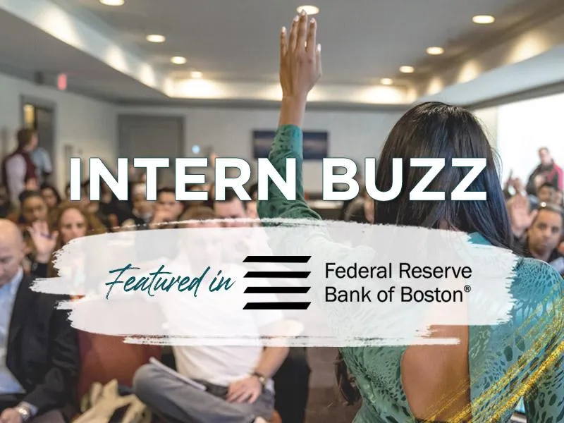 Intern Buzz featured in Federal reserve bank of boston