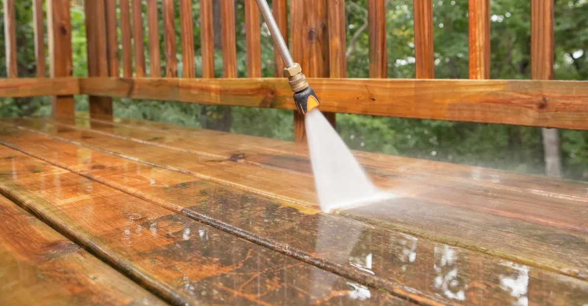 Deck pressure washing Cambridge ON