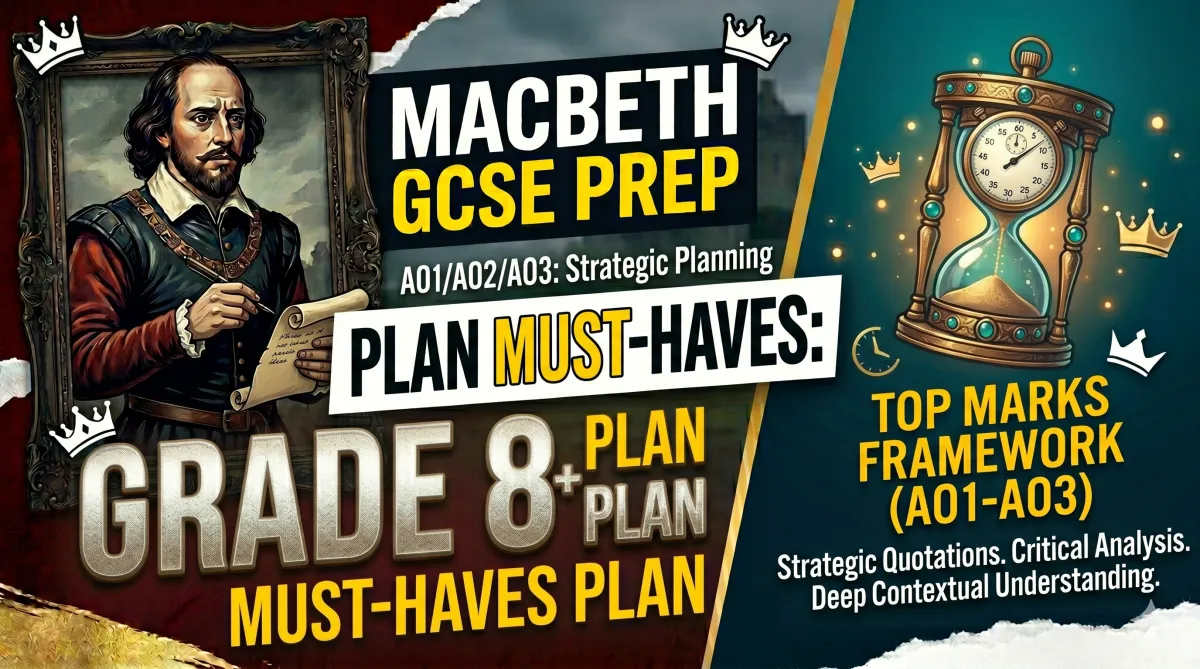 Must Have takeways for Literature Paper 1 AQA Macbeth