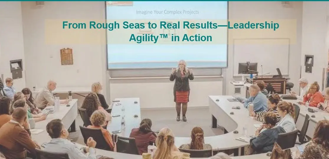 Dr Arden teaching Leadership Agility