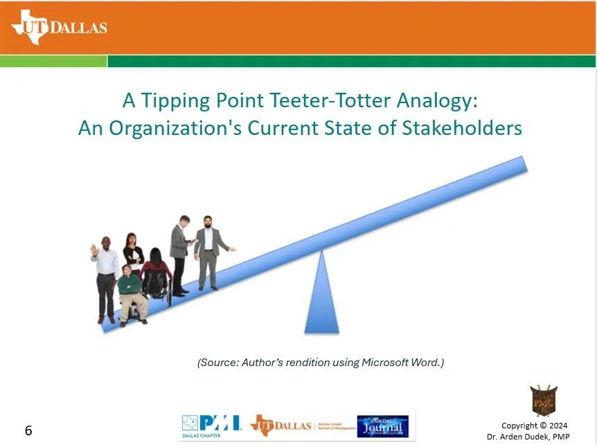 image of a teeter totter with a team on the bottom left