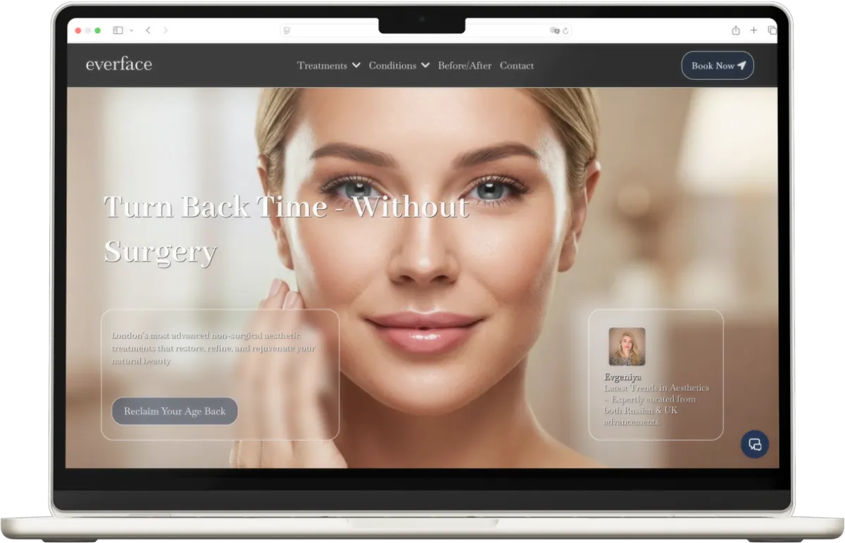 everface website example