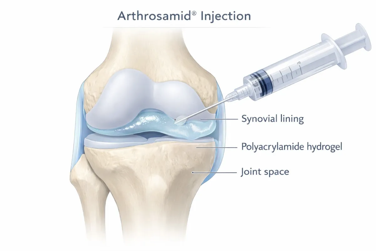 Close-up view of a green circuit board with components.