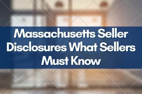 Massachusetts home for sale with a friendly agent discussing seller disclosures with a homeowner.