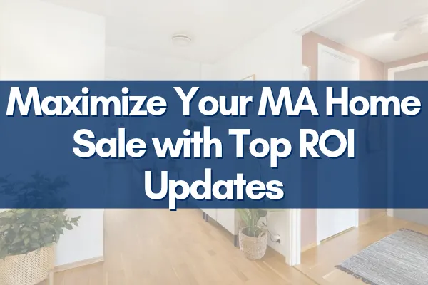 Beautiful Massachusetts home exterior with fresh landscaping and modern updates, ready for sale.