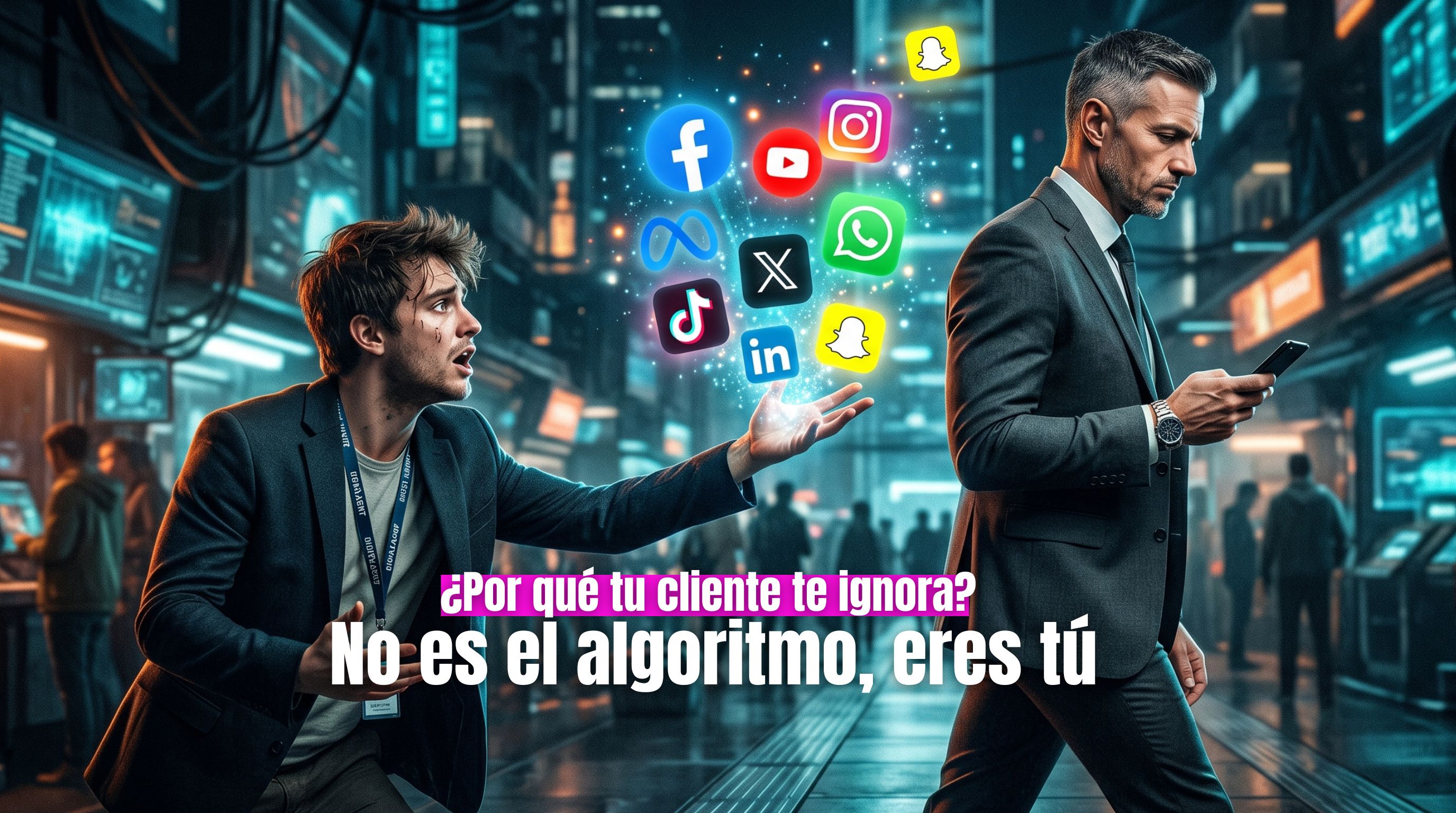 ¿Por qué tu cliente te ignora? No es el algoritmo, eres tú 