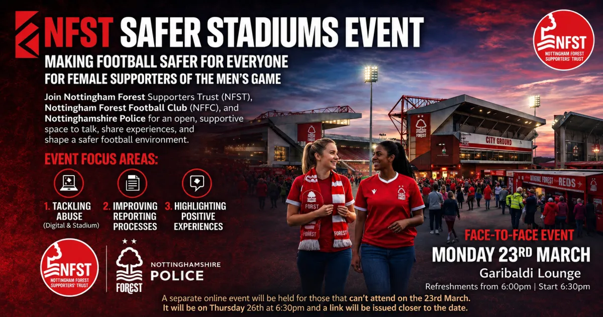 Safer Stadiums Event March 26
