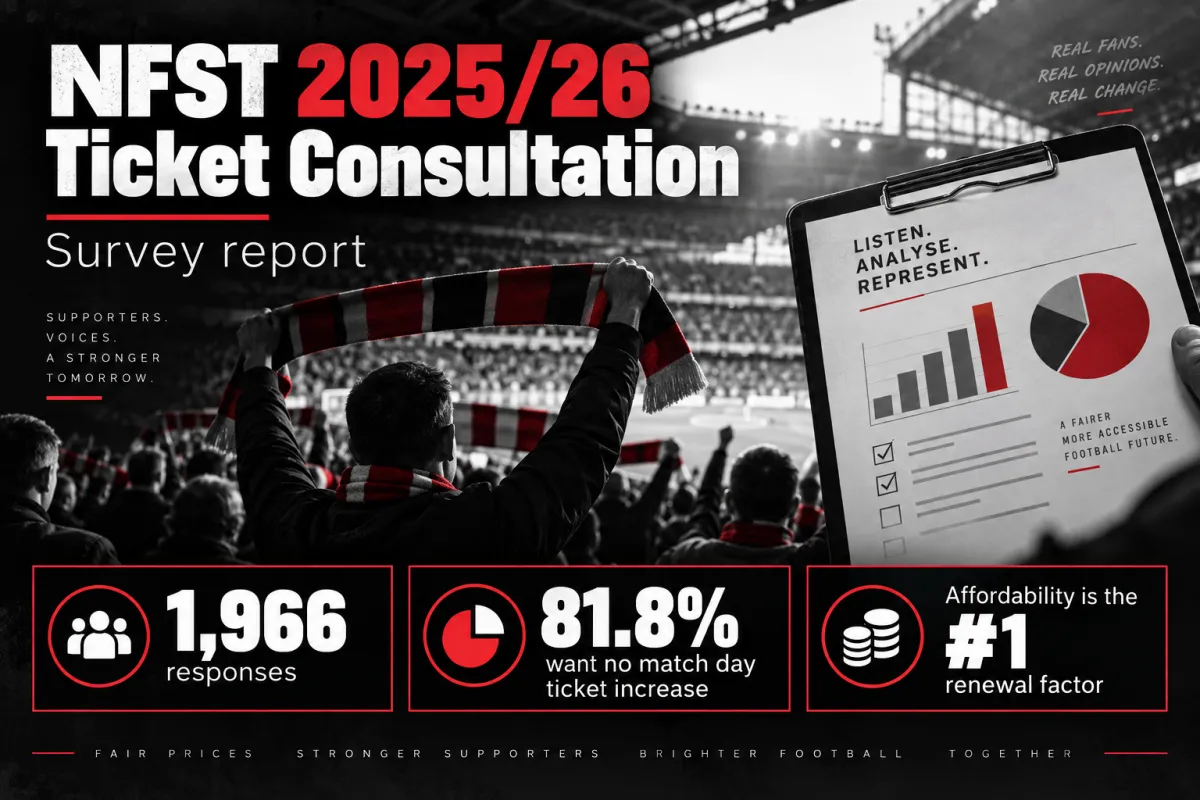 2025/26 Ticket Consultation: The Verdict Is In | NFST