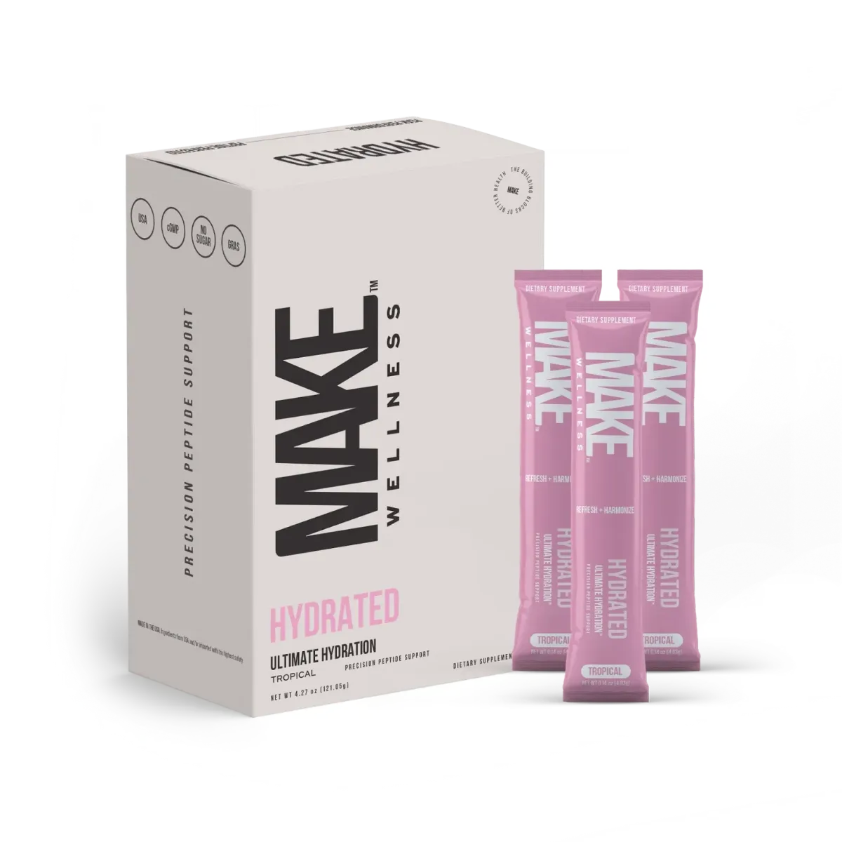 MAKE Wellness HYDRATED - natural electrolytes for cellular hydration