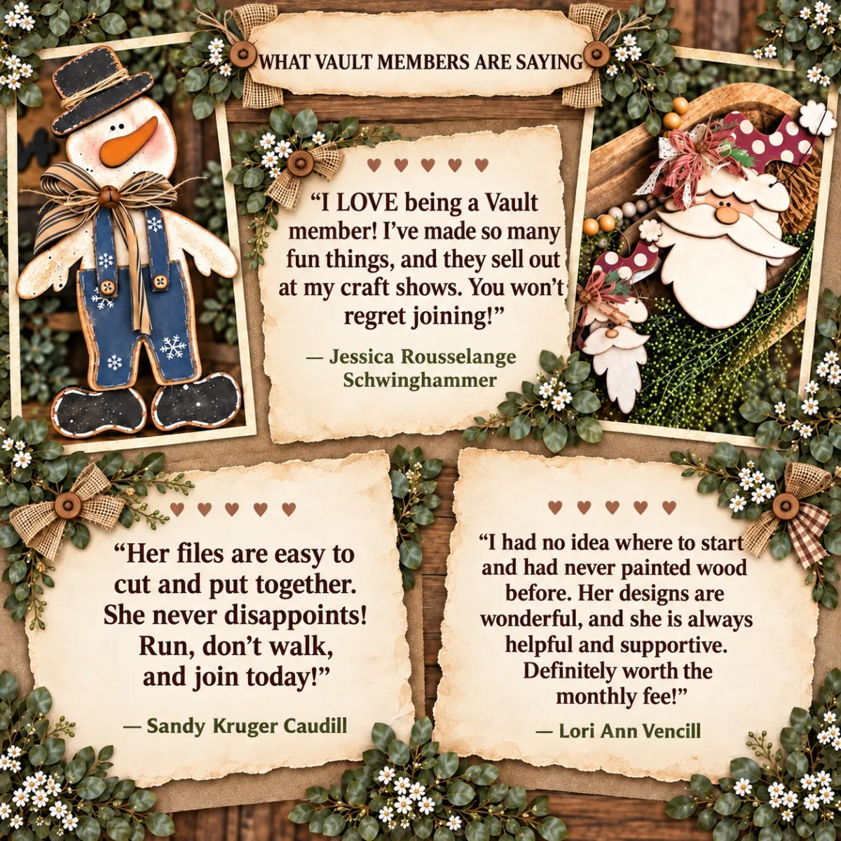 What Tattered Vault members are saying about the SVG and PDF membership