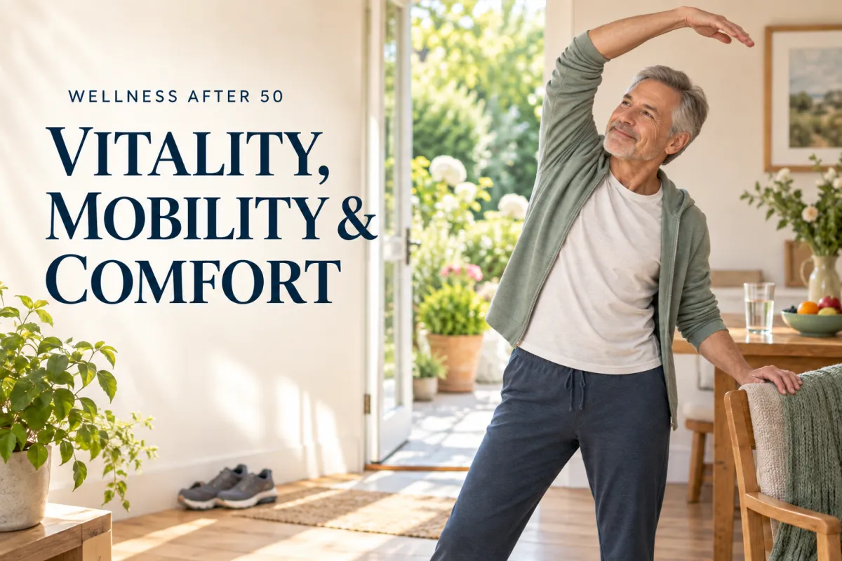 Vitality, Mobility and Comfort After 50 Start With the Basics