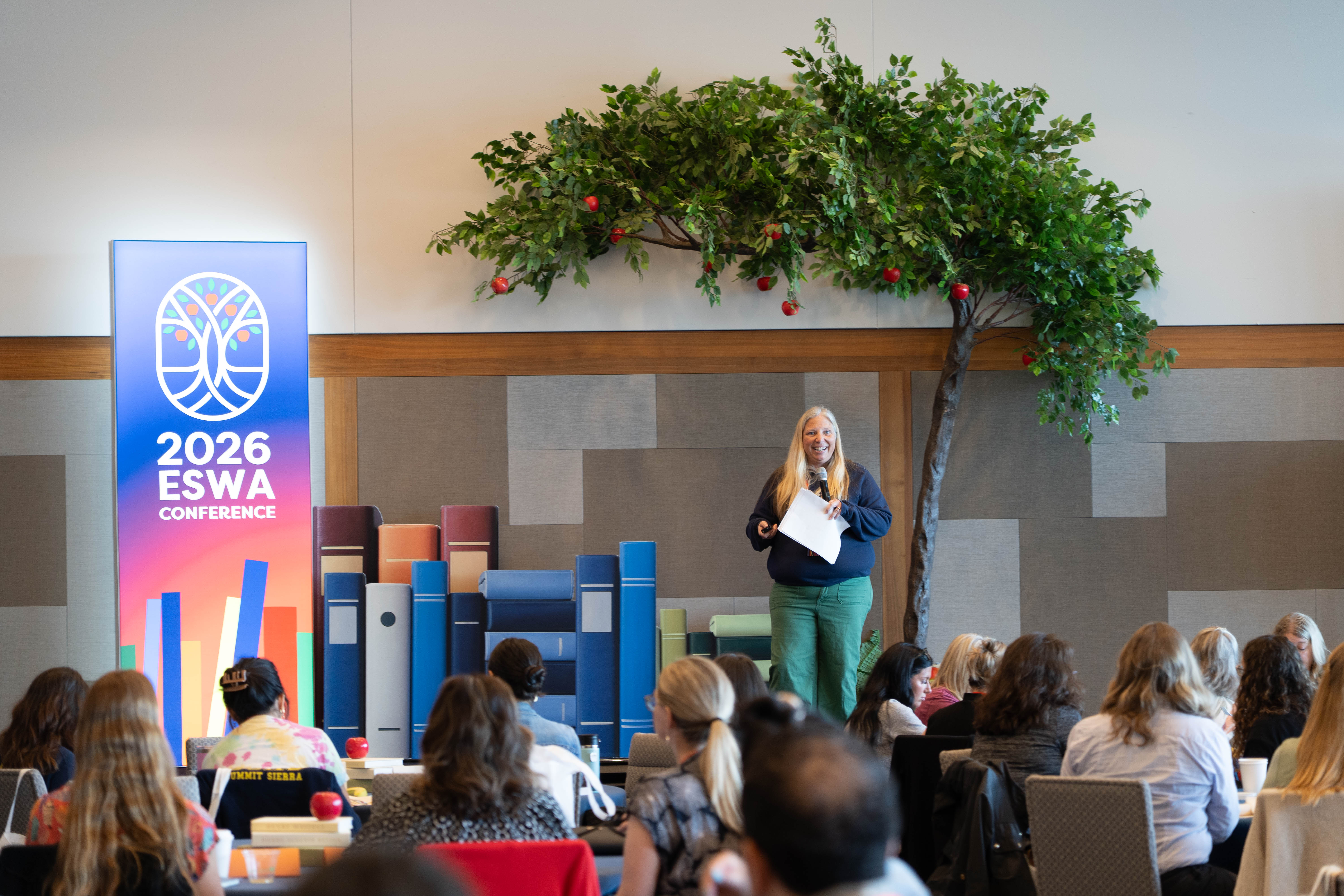 Educators engaged in a professional workshop presentation