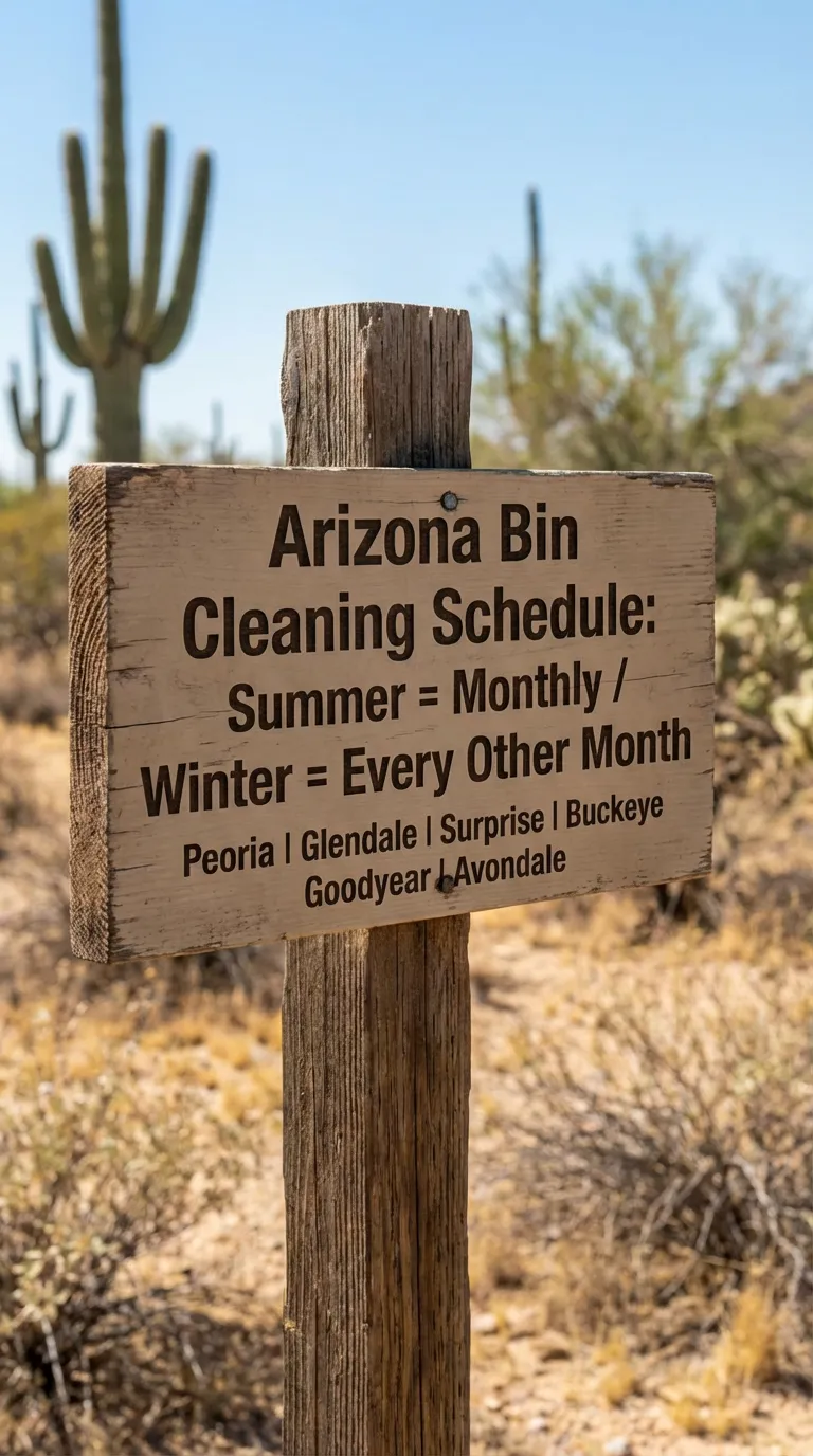 How Often to Clean Trash Bins in Arizona (West Valley) | West Valley Top Notch Cleaning