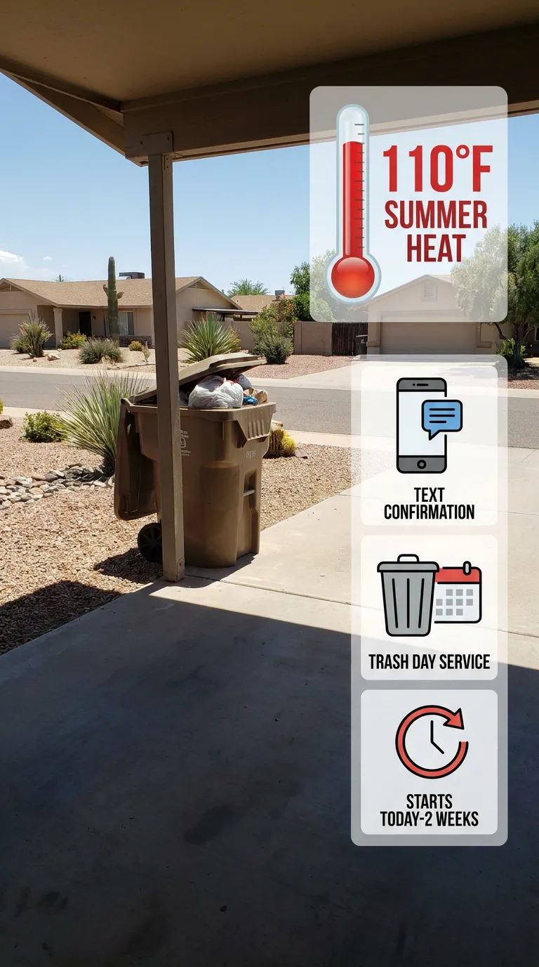 Trash Bin Cleaning Tips for Arizona Heat | West Valley Top Notch Cleaning
