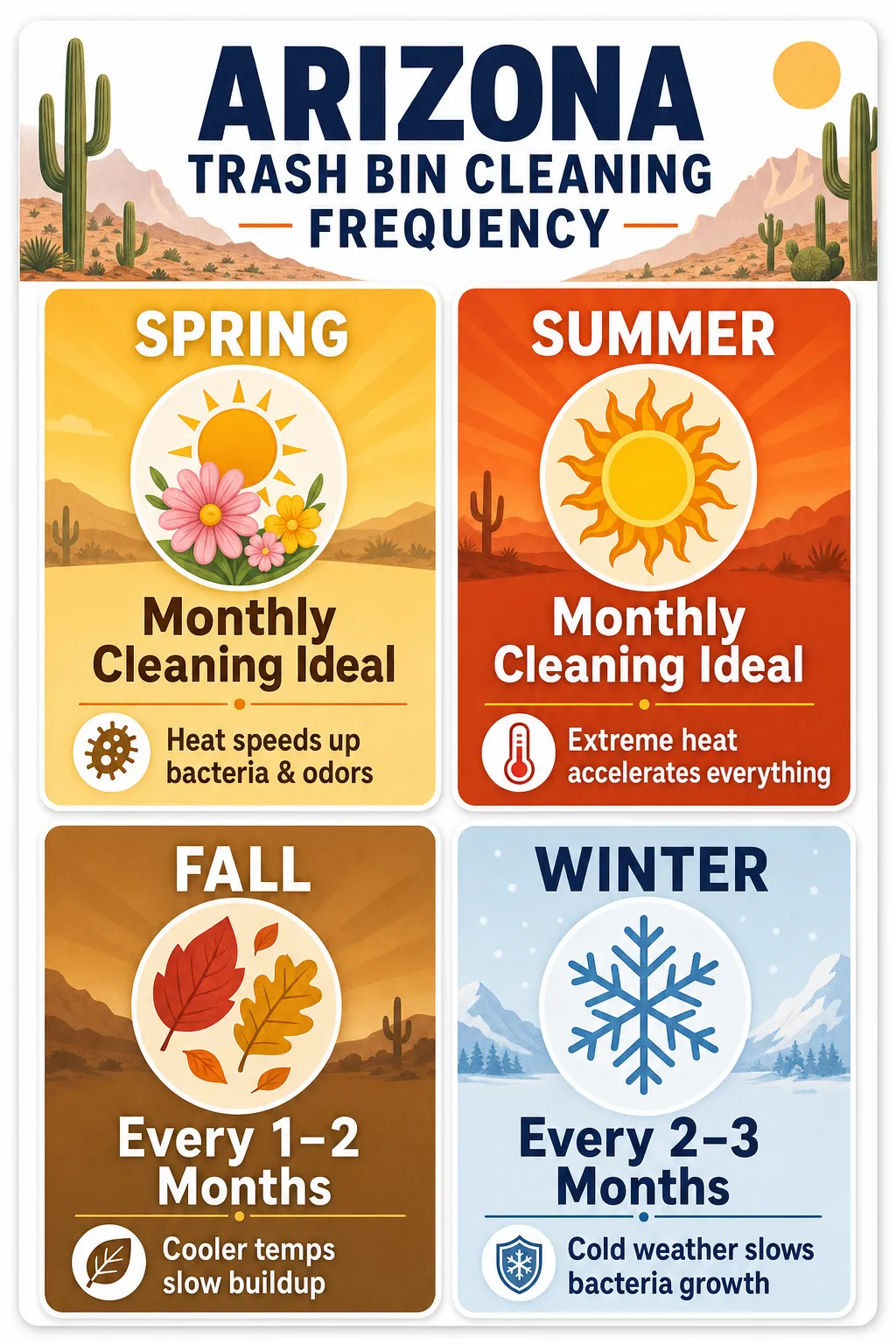 Arizona Trash Bin Cleaning Tips to Prevent Maggots | West Valley Top Notch Cleaning