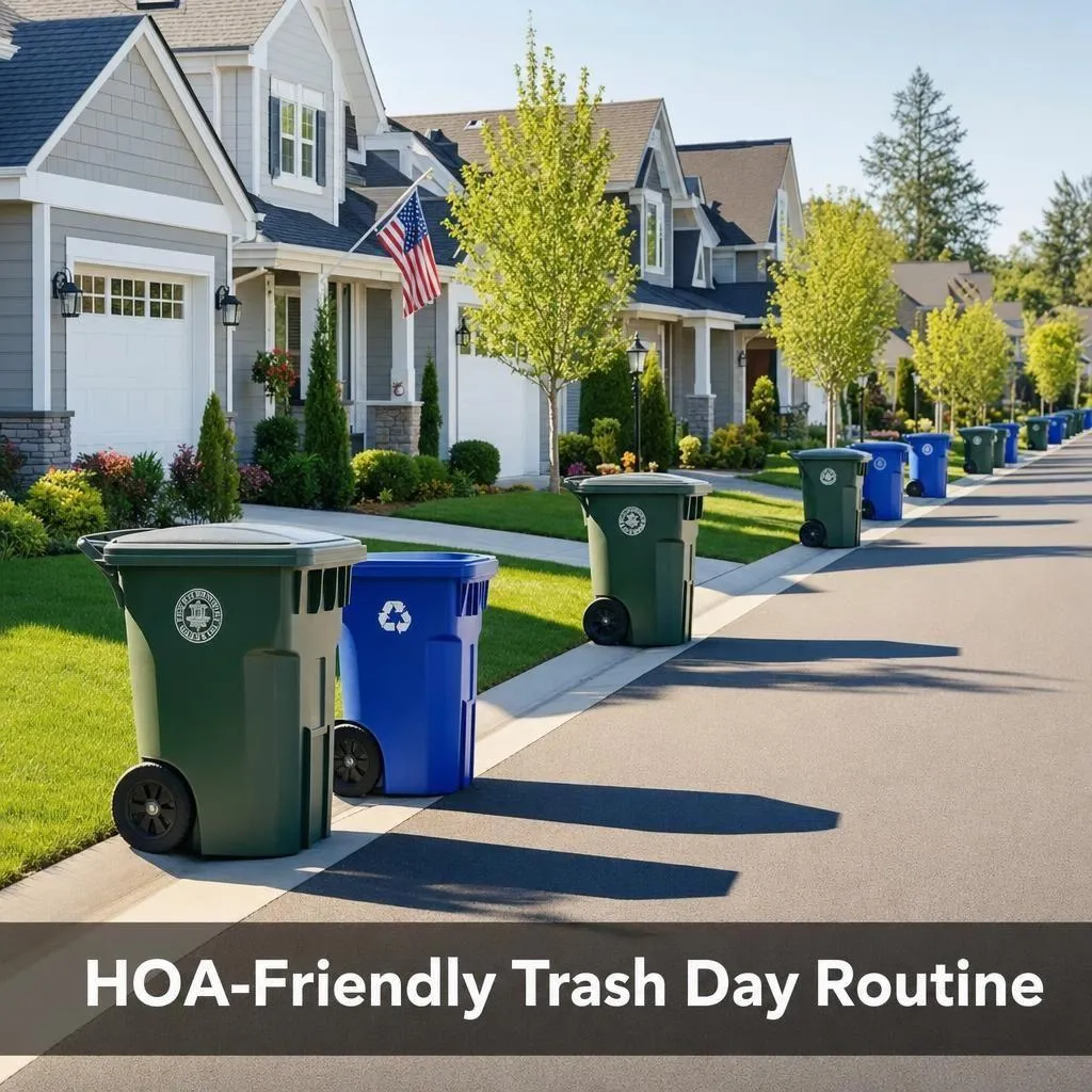 HOA-Friendly Trash Day Tips | West Valley AZ Trash Bin Cleaning