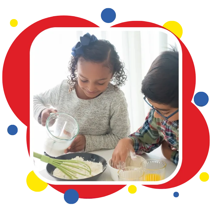 cooking and splash pads