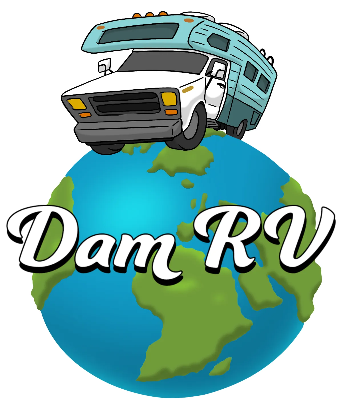 Dam RV Logo