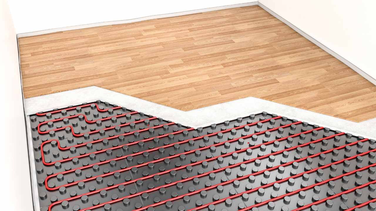 underfloor heating with wood floors